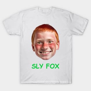 SLY FOX (Green Text) T-Shirt